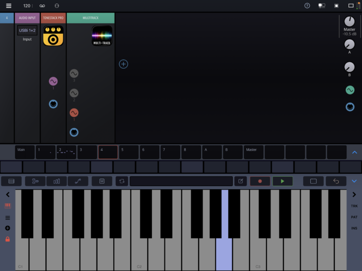 Audio en Drambo con Multitrack Recorder
